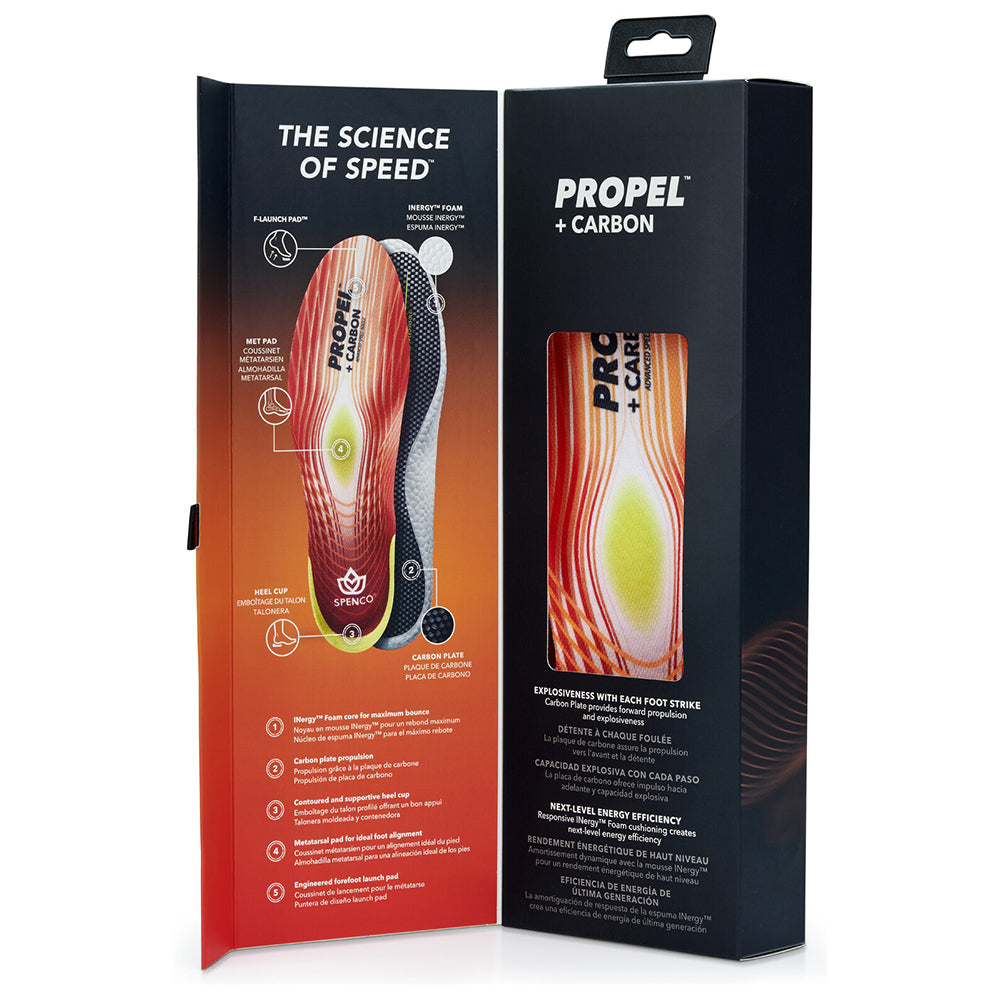 Spenco Propel Carbon Performance Foot Insoles Cushion Support M 8-9.5/W 9-10.5 — image 3