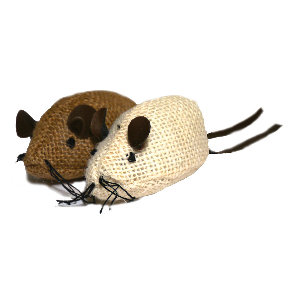 Rosewood Pet Jolly Moggy Catnip Mice/Mouse Cat Playing Teasing Soft Toy (4 Pieces) — image 2