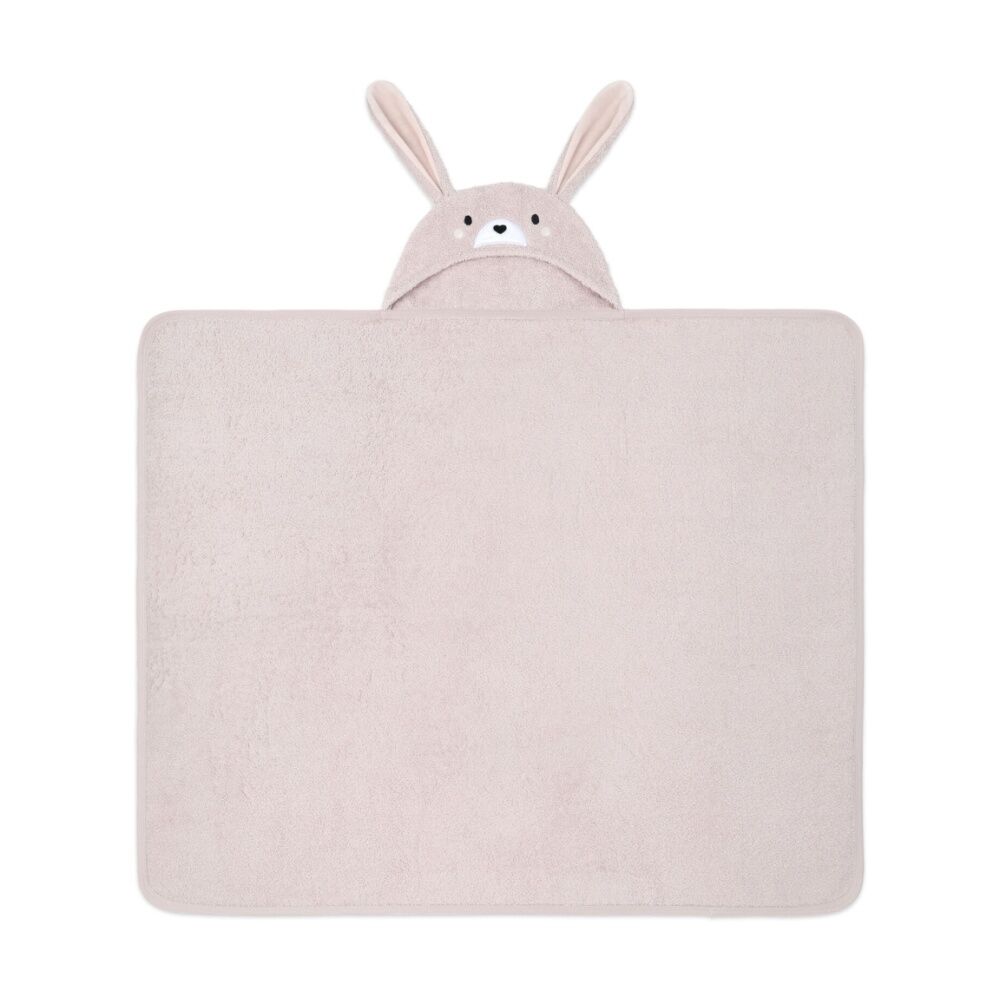 The Peanutshell Pink The Peanutshell Forest Dreams Kids Hooded Bunny Rabbit Towel 100% Cotton — image 8