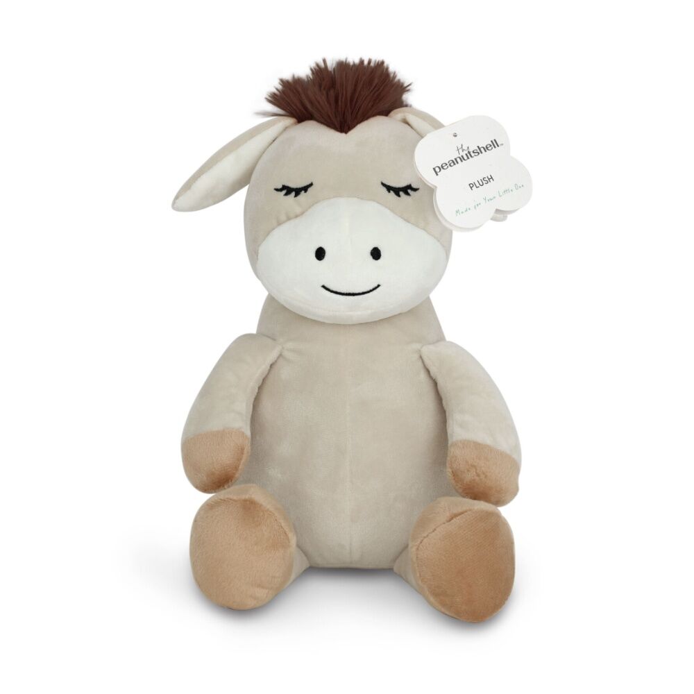 The Peanutshell Pink The Peanutshell Forest Dreams Donkey Plush Childrens Toy 100% Cotton