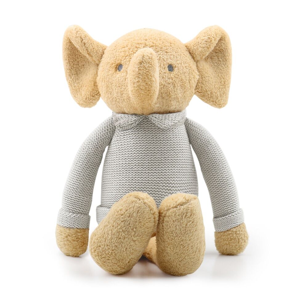 The Peanutshell Plush Animal Toys and Bamboo Rattle Ring Bundle (4 Pieces) — image 4