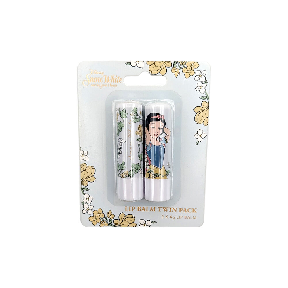 Disney Snow White Lip Balm Duo Moisturiser Kids Cosmetics For Dry Lips (4 Pieces) — image 2