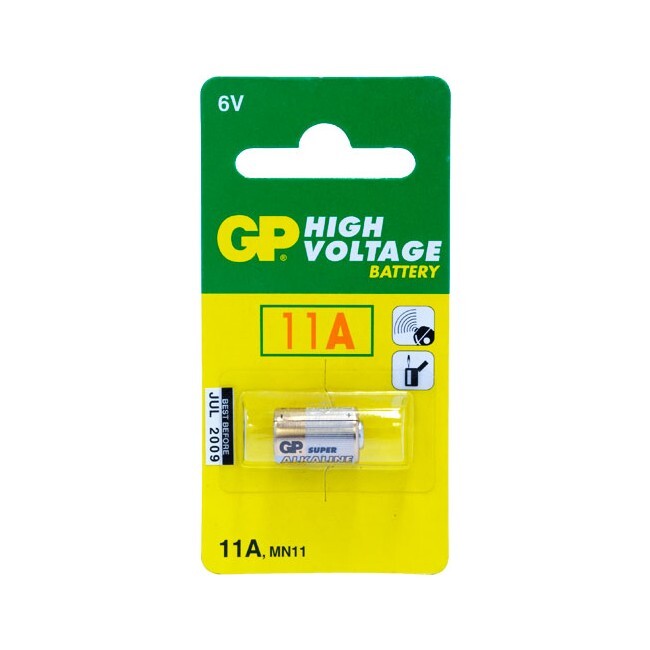 GP 1pc GP 6V Alkaline 11A Battery Multi Purpose/Single Use for Remote Controller (3 Pack) — image 2