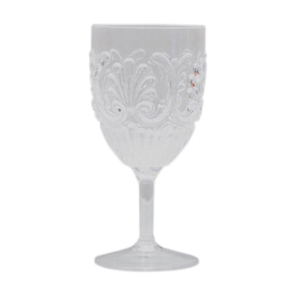 SS Collective Clear Scallop Design Acrylic Wine Glass Drinkware 443ml (6 Pack) — image 2