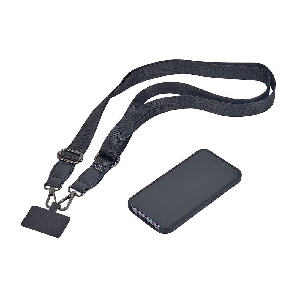 Annabel Trends Stylish Hands-Free Trendy Phone Strap Lanyard Accessory Black (2 Pack) — image 2