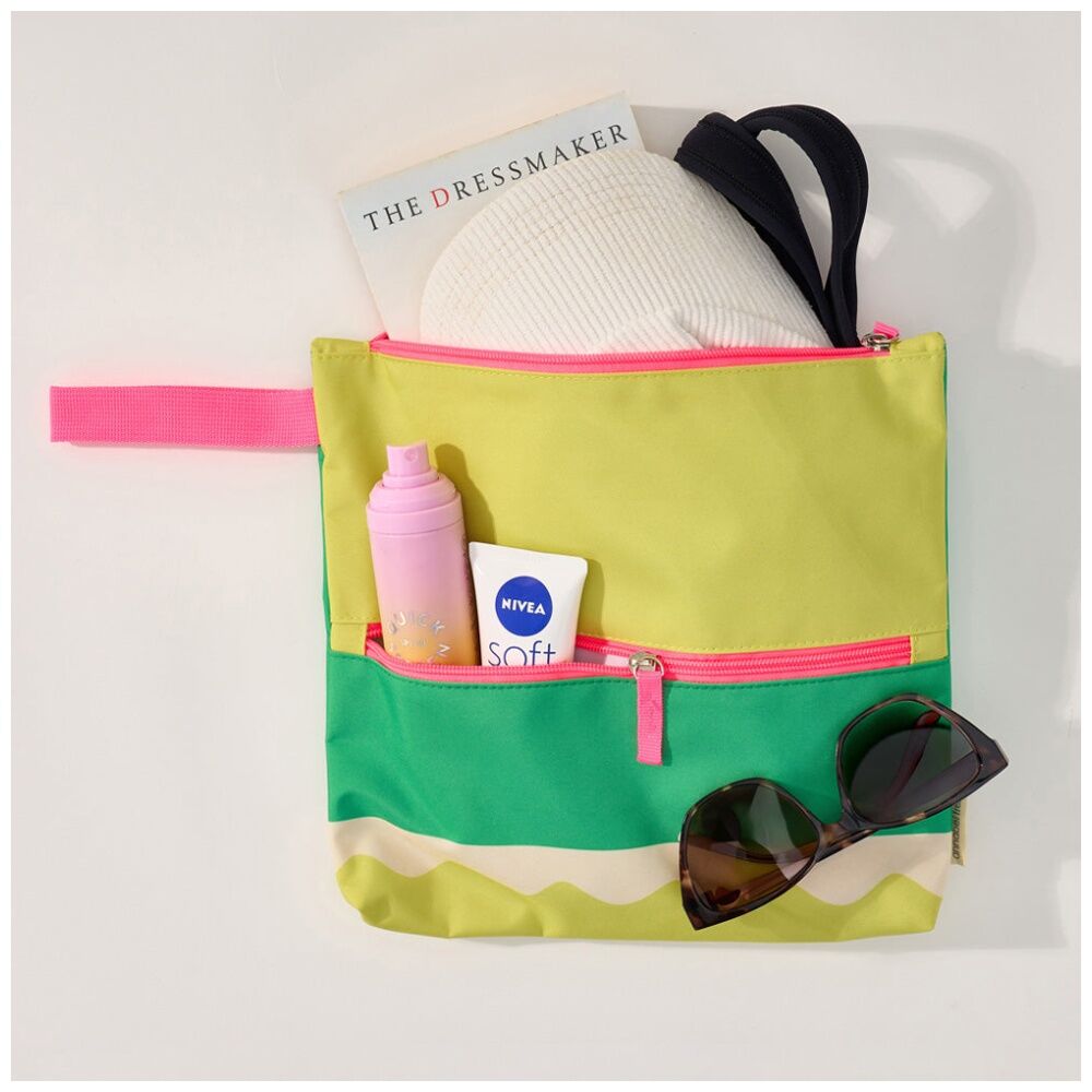 Annabel Trends 28.5cm x 28cm Green Beach Wet Clothing Pouch Riptide Bag — image 3