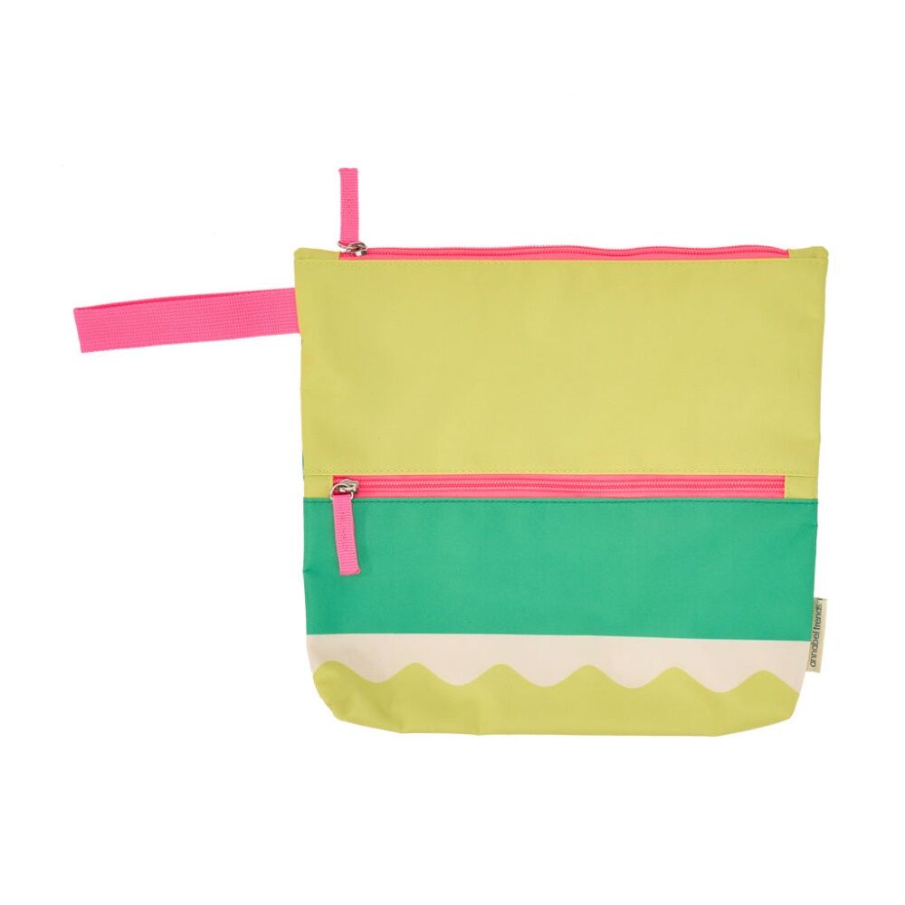 Annabel Trends Beach Wet Clothing Pouch Riptide Bag 28.5cm x 28cm Green (4 Pack) — image 2