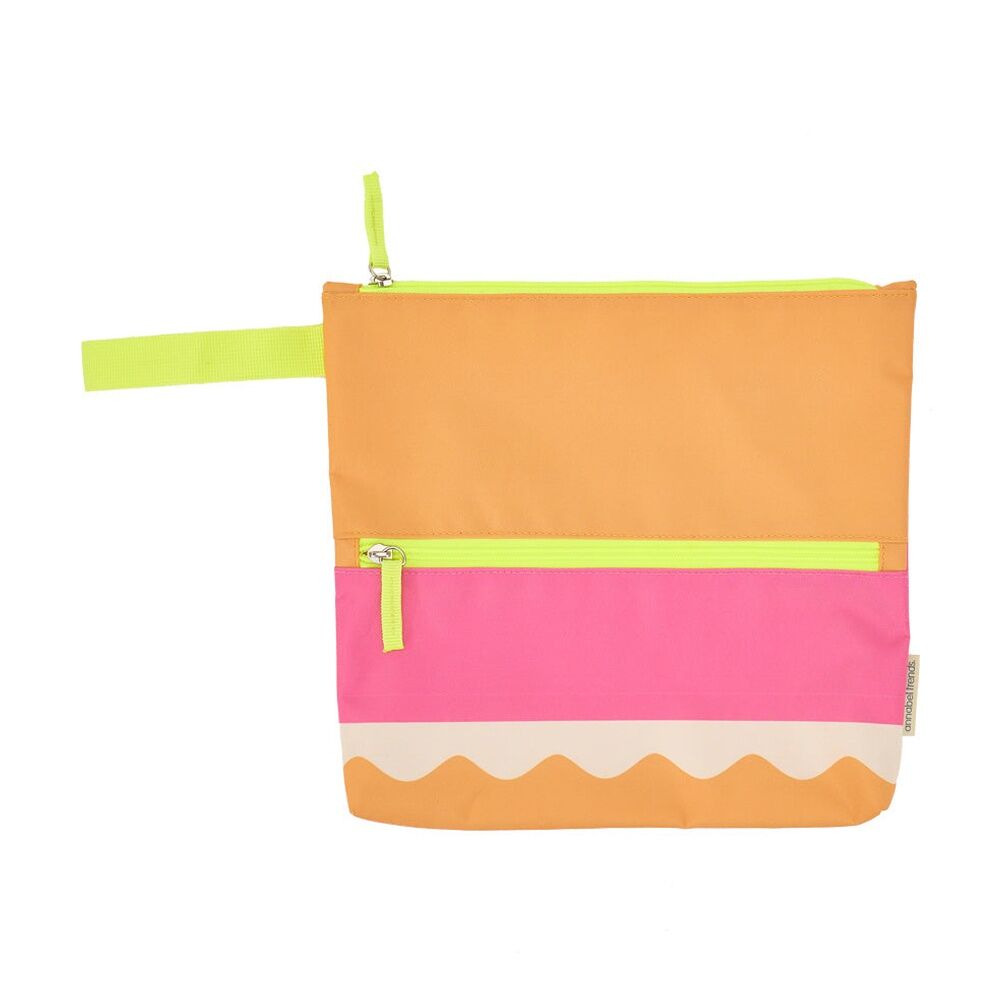 Annabel Trends 28.5cm x 28cm Pink Beach Wet Clothing Pouch Riptide Bag