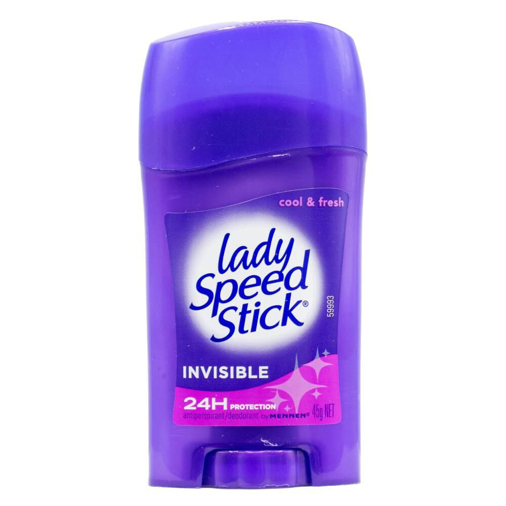 Mennen 24H Protection 45g Invisible Lady Speed Stick Deodorant Cool & Fresh