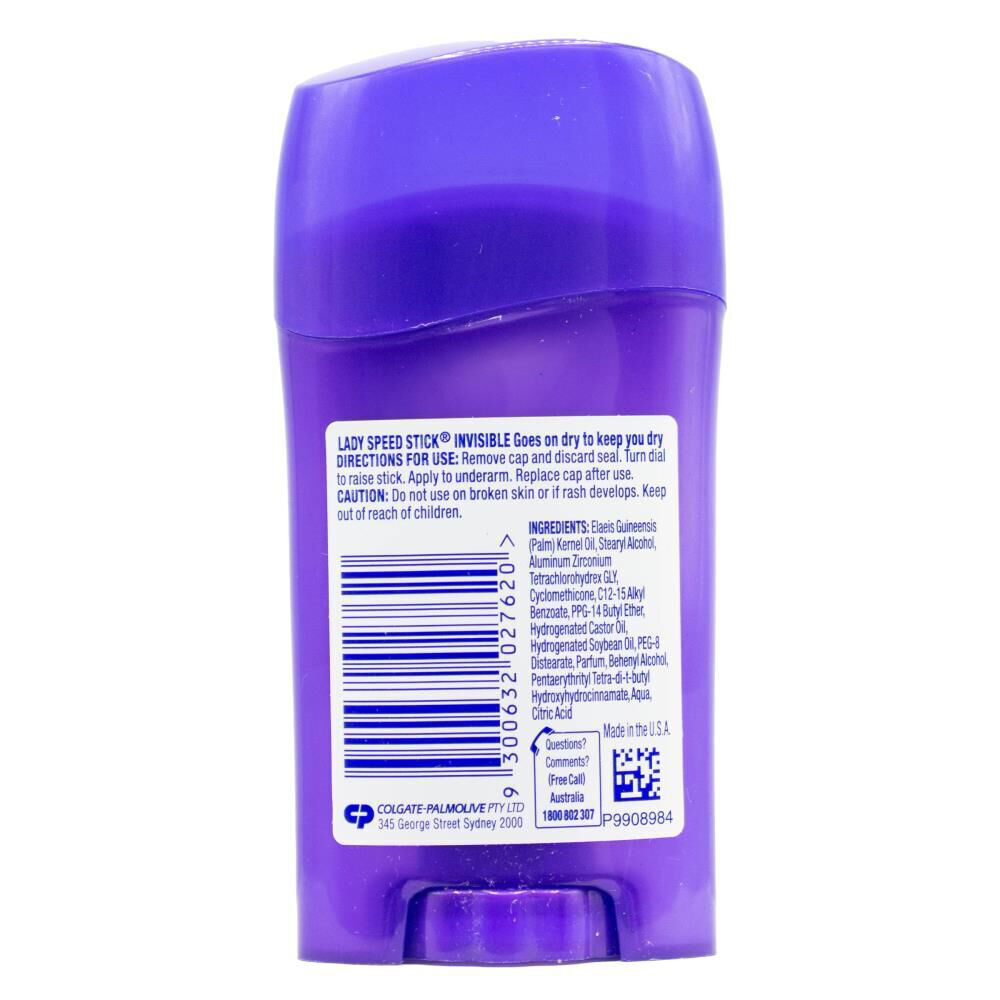 Mennen Invisible Lady Speed Stick Deodorant Cool & Fresh 24H Protection 45g (6 Pack) — image 3