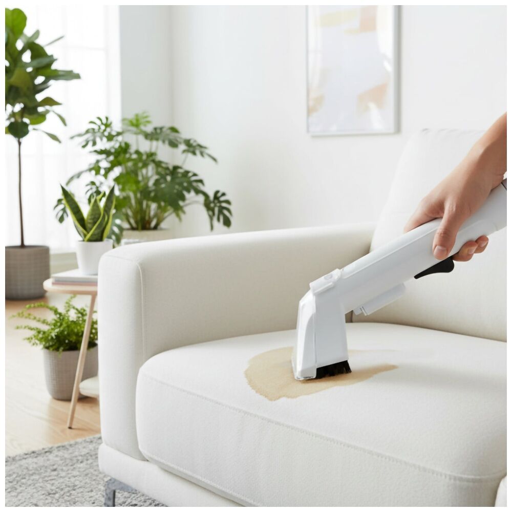 I-Vac White I-Vac SpotMate Spot Cleaner w/ Self-Clean Nozzle & Upholstery Tool — image 5
