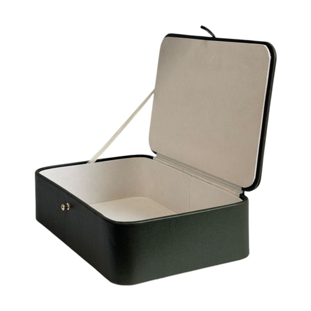 SS Collective Moss Green Stitched With Gold Decorative Box 24x15cm (2 Pack) — image 3