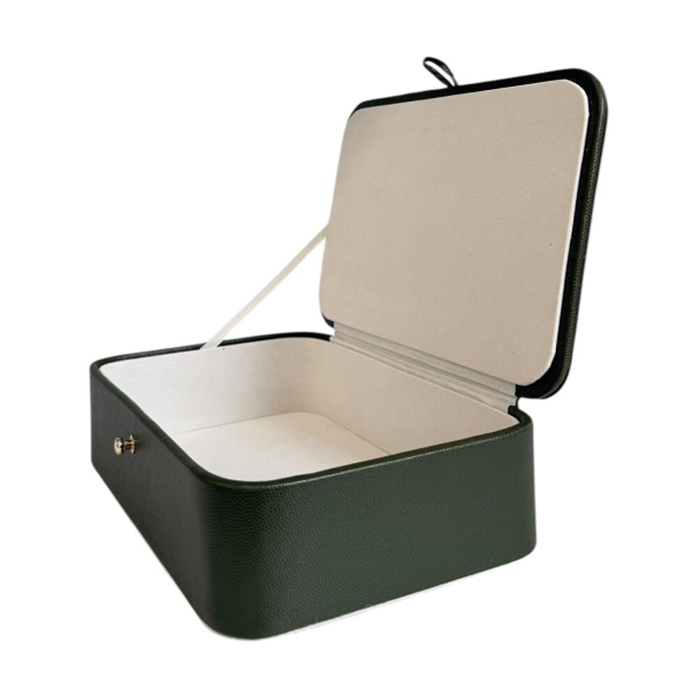 SS Collective 28x18cm Moss Green Stitched With Gold Decorative Box — image 2