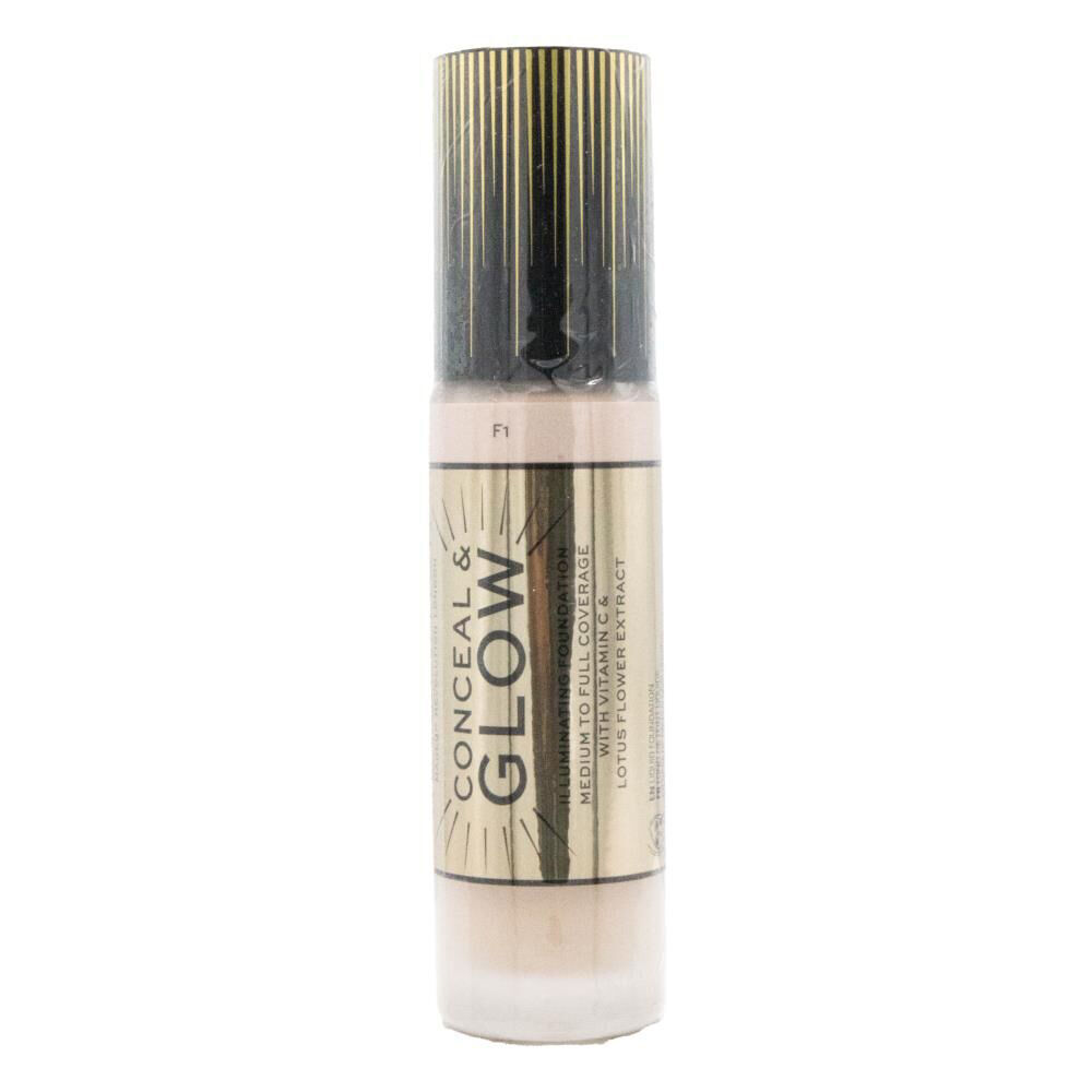 Revolution Conceal & Glow Illuminating Liquid Foundation 23ml Makeup F1 (3 Pack) — image 4