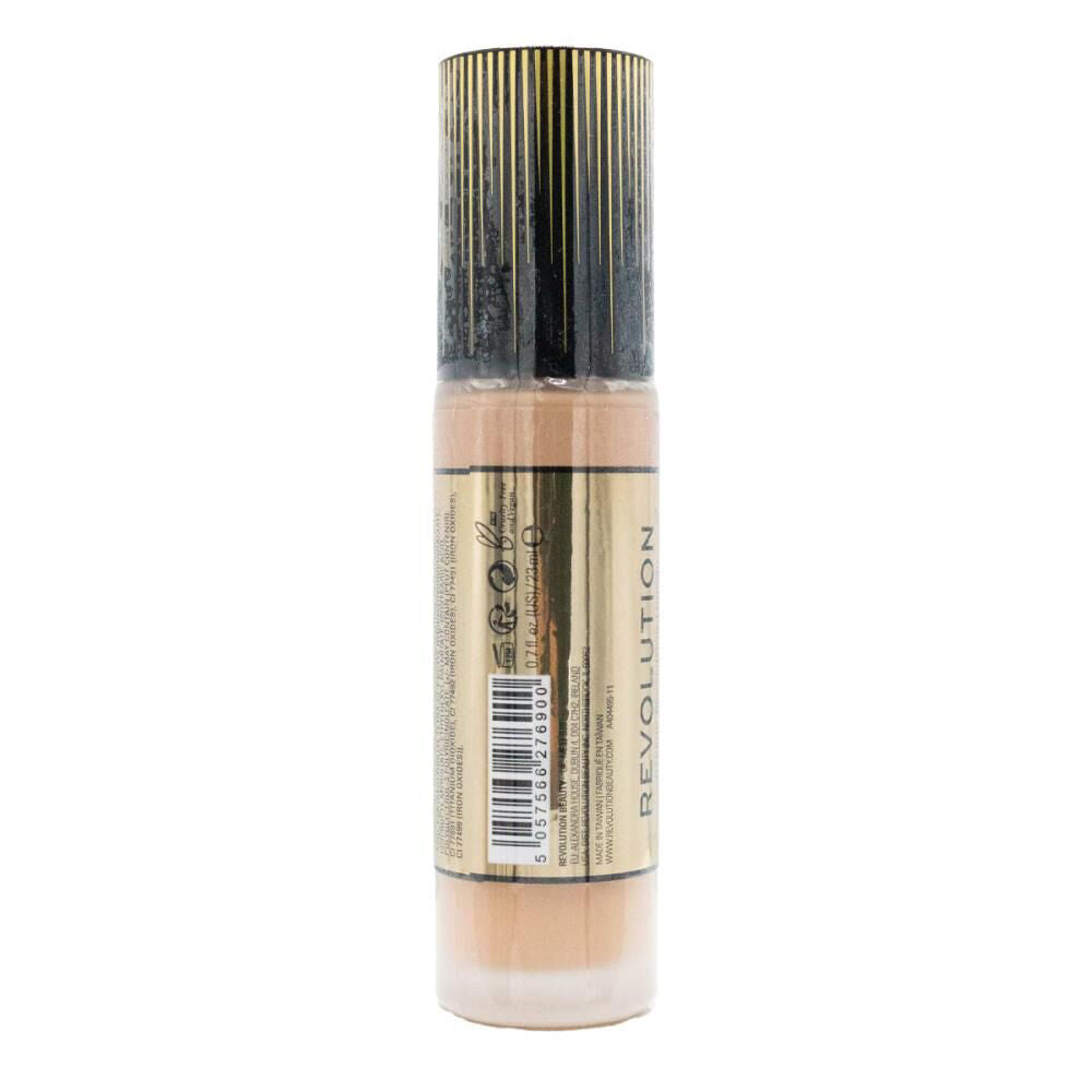 Revolution Conceal & Glow Liquid Foundation 23ml Makeup Cosmetics F8 (3 Pack) — image 3