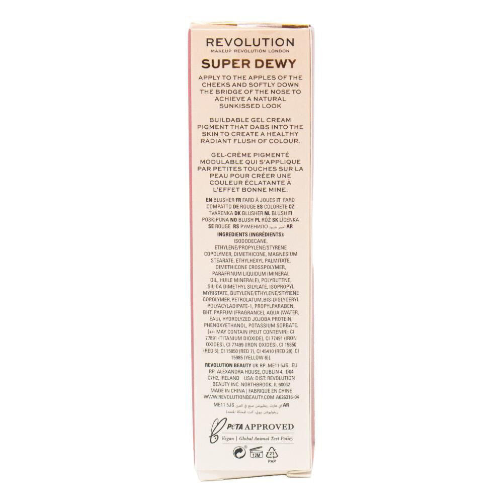Revolution Super Dewy 15ml Liquid Blush You Got Me Blushing Makeup (3 Pack) — image 3