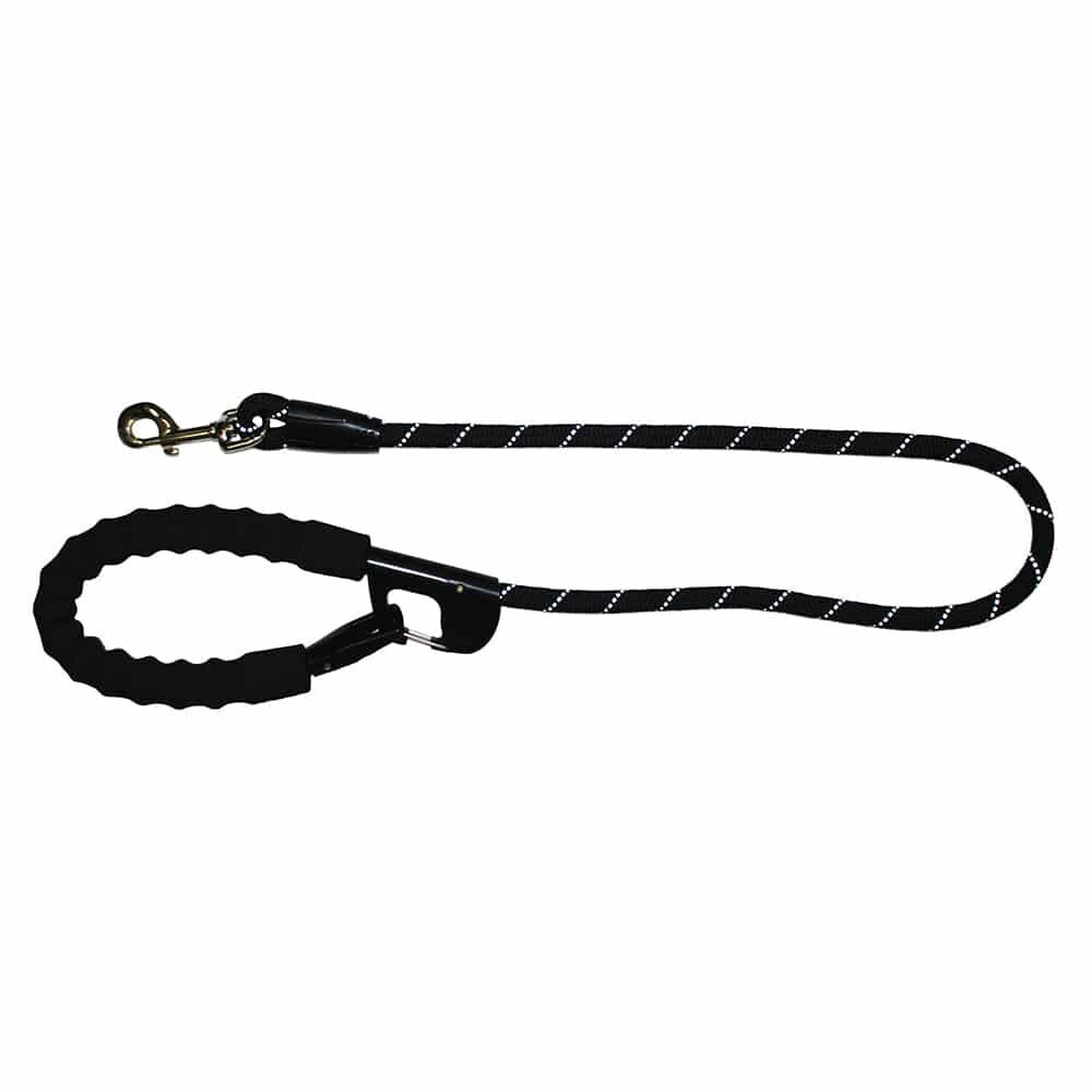 Annabel Trends Black Snap & Stay Outdoor Walking Dog Leash Pet Lead