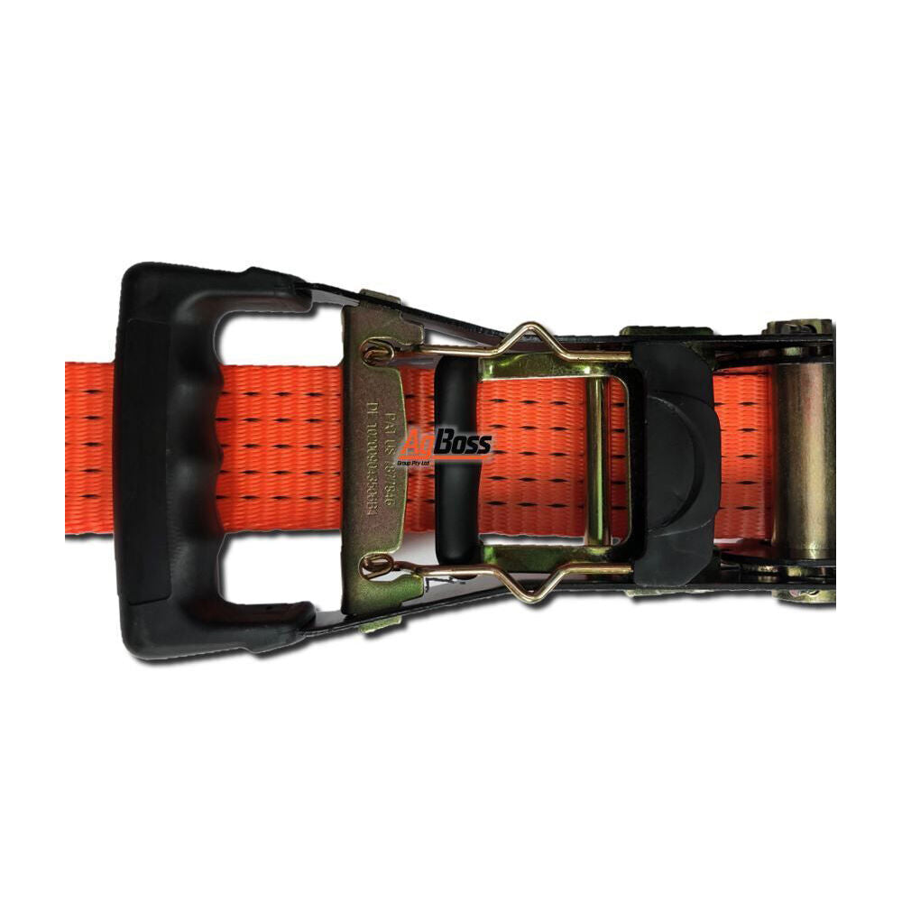 Agboss 93x50mm Orange Heavy Duty Ratchet Tie Down WLC 2500kg — image 2