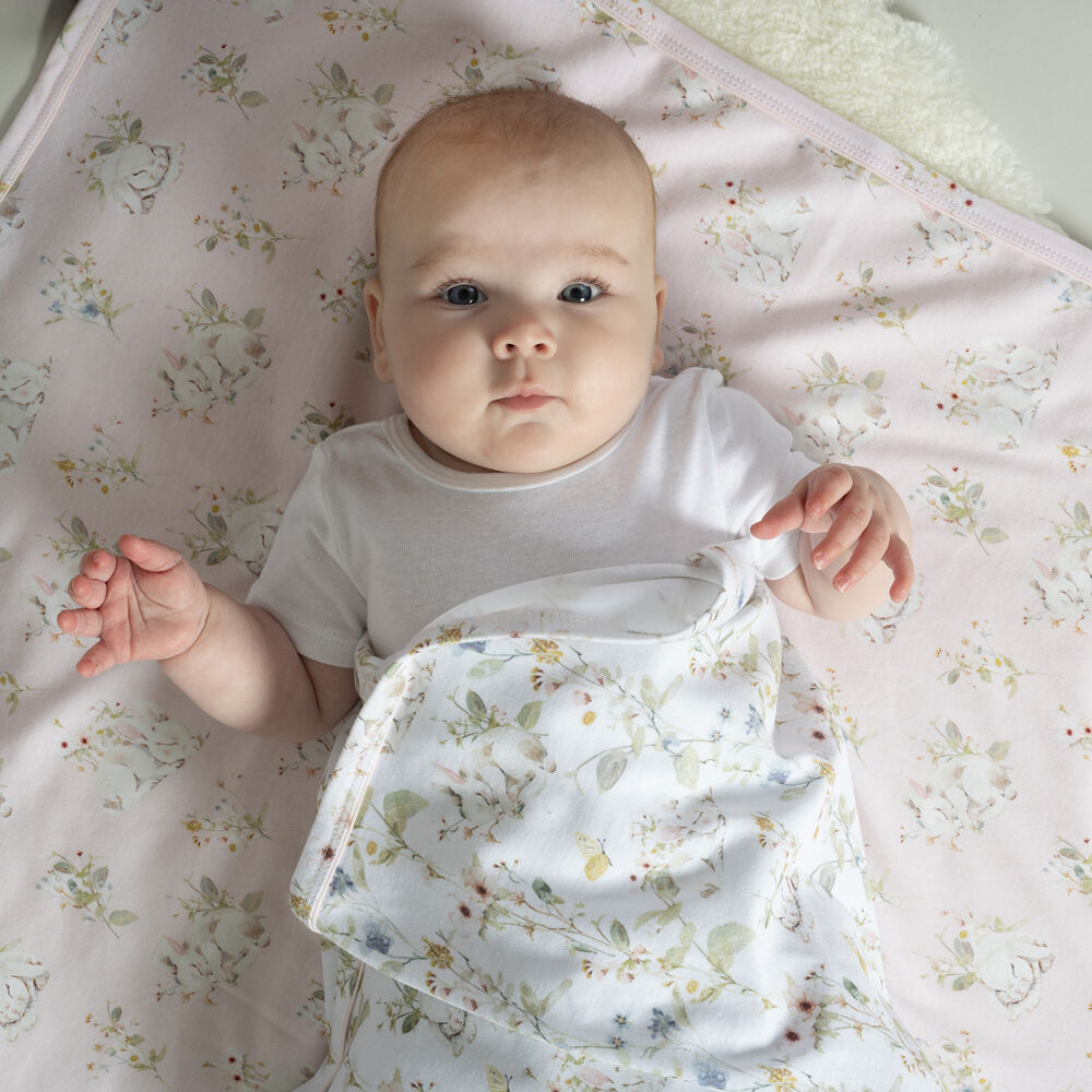 Bubba Blue Sleeping Bunny Jersey Swaddle Wraps 100x100cm (2 Pieces) — image 5