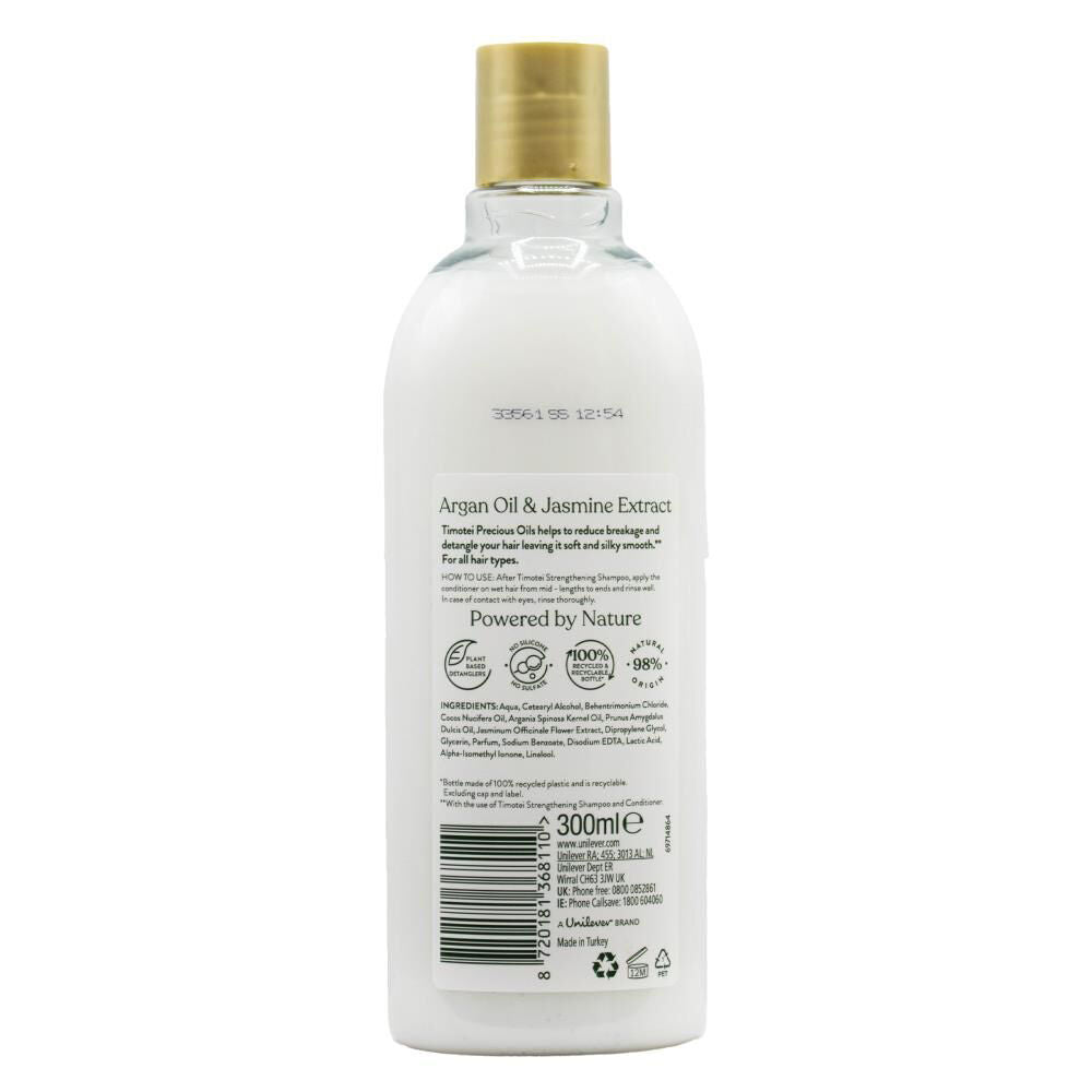 Timotei Strengthening Conditioner 300ml Argan Oil & Jasmine Hydrating (12 Pack) — image 3