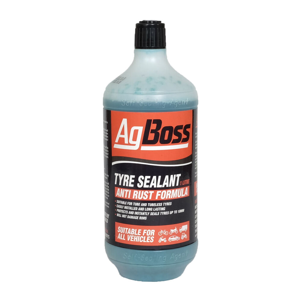 Agboss 1 Litre Puncture Shield Tyre Sealant w/ Anti Rust Formula