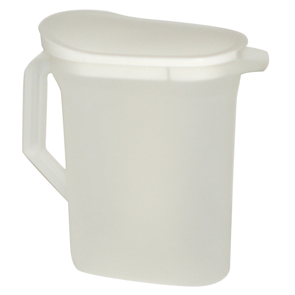 1411600-homeleisure-plastic-2-5l-jug-flip-top-container-clear-white-storage