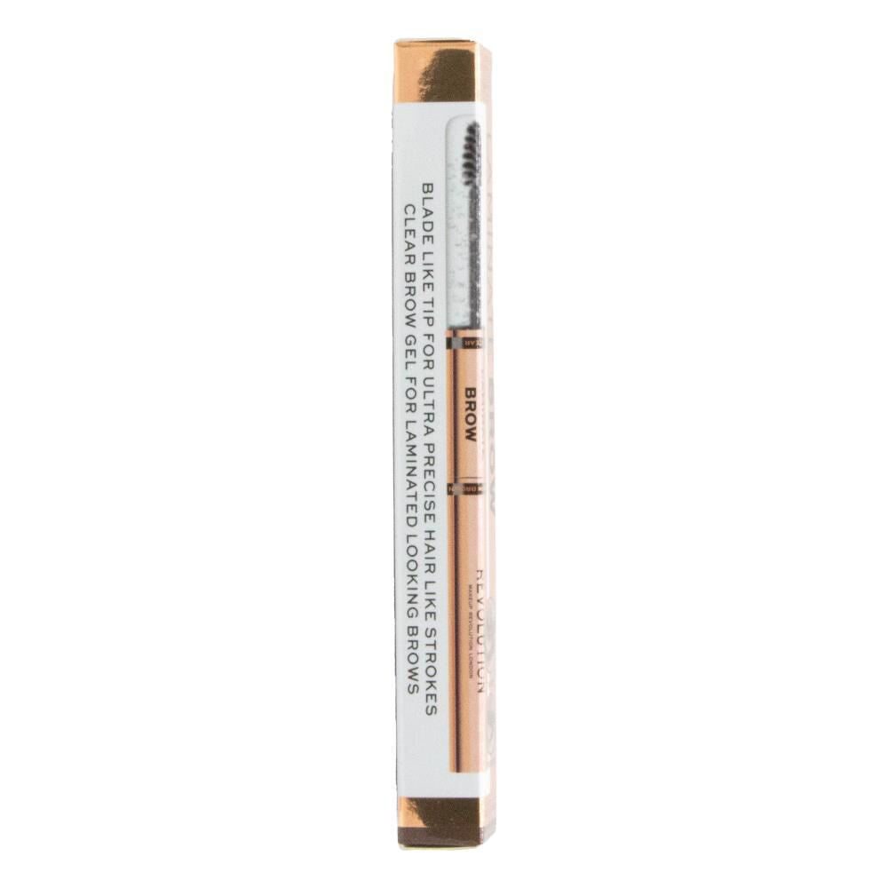 Revolution Medium Brown Eye Makeup Cosmetics Laminate Brow Gel 2ml — image 4