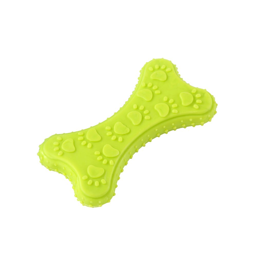 Paws and Claws 10cm TPR Spikey Bone Pet Interactive Playing/Chewing Toy Assort (3 Pack) — image 3