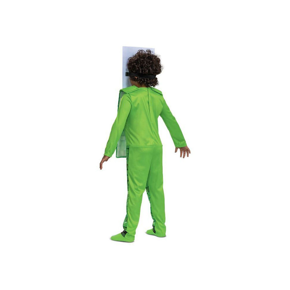 Minecraft Value Plus Kids/Childrens Full Suit Costume - Creeper Size 4-6 — image 2