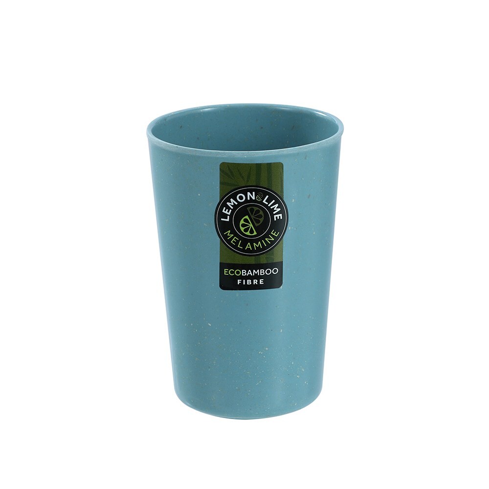 Lemon and Lime Melamine Eco Bamboo Fibre 300ml Drink Tumbler Drinking Cup Asst (6 Pack) — image 3