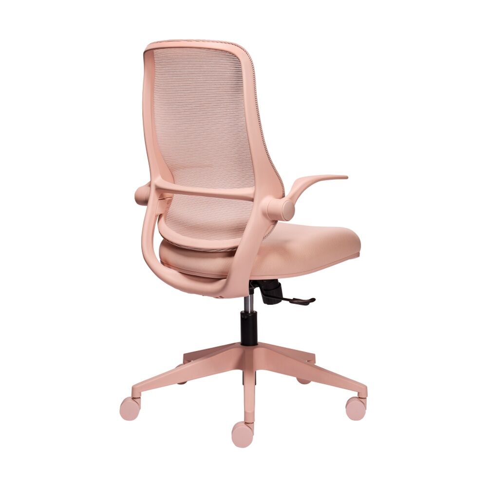 Mondo Shell Pink Mondo Zest Office Work Chair w/ Adjustable Armrests & Mesh Backing — image 2