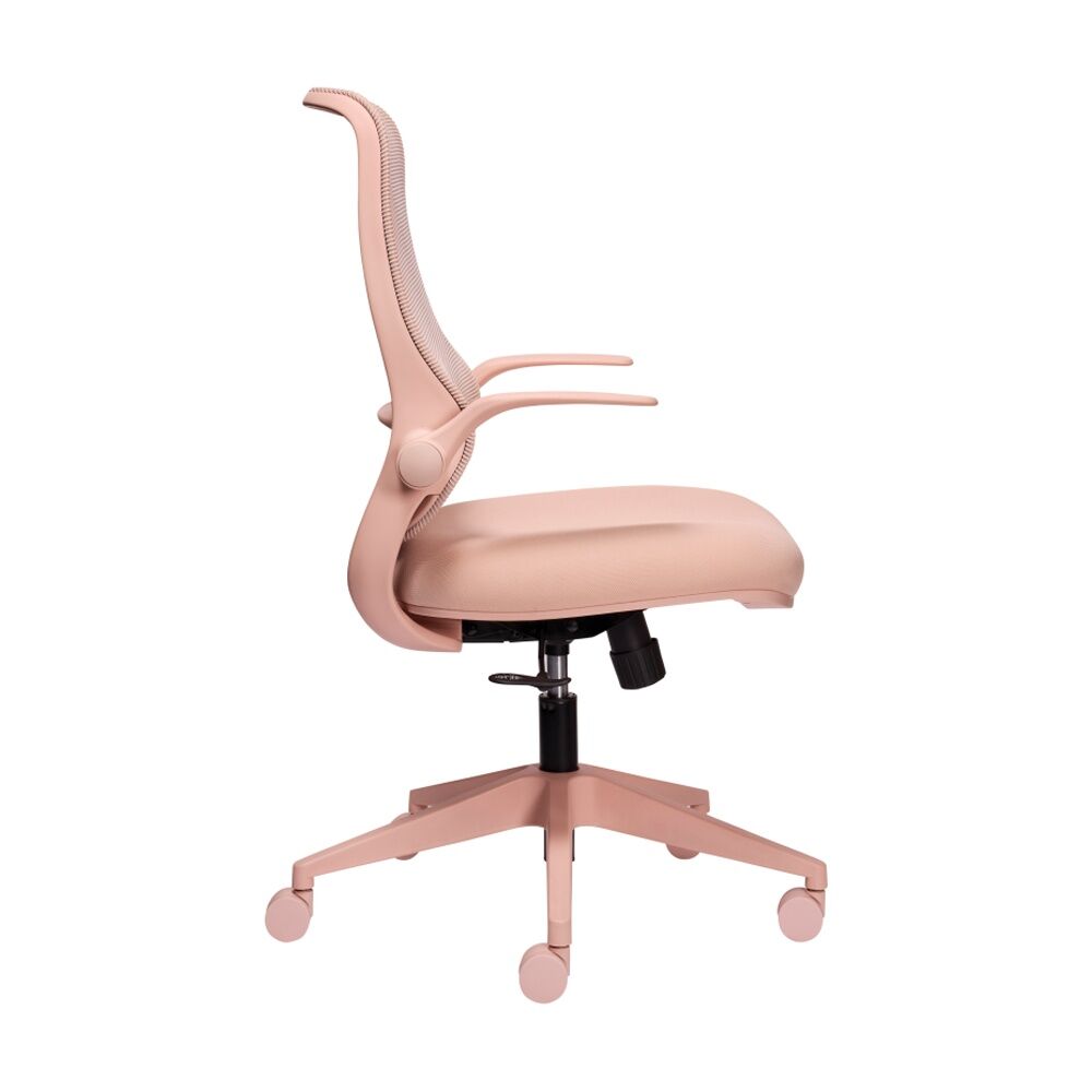Mondo Shell Pink Mondo Zest Office Work Chair w/ Adjustable Armrests & Mesh Backing — image 5