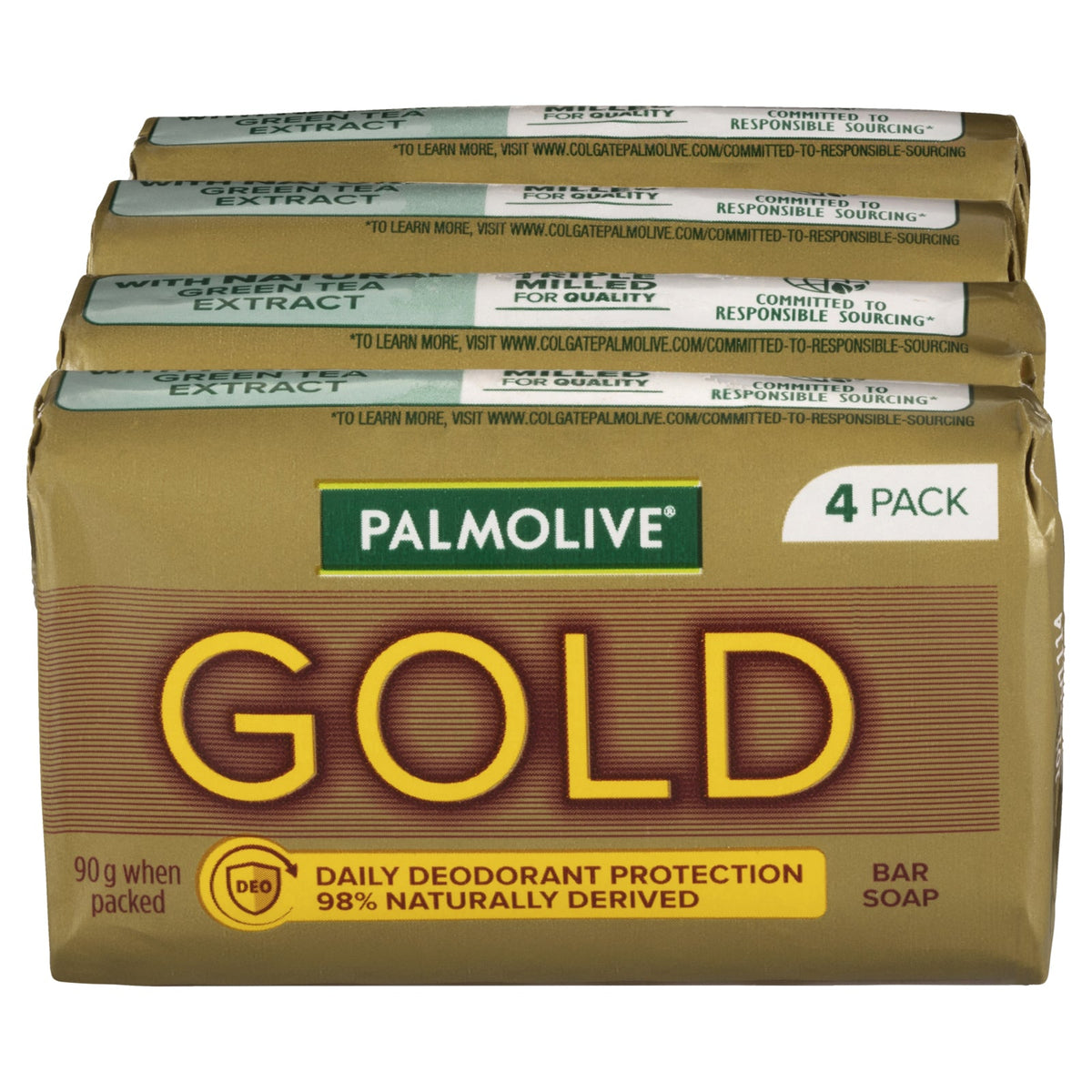Palmolive 90g Soap Bars Gold Cleaning/Washing f/All Skin Types Removes Germs (12 Pack) — image 2