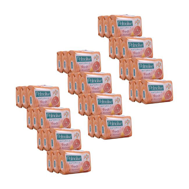 Palmolive 3pc Palmolive Naturals Fresh & Moisture w/ Citrus Cream Soap Bar 80g Care (12 Pack)