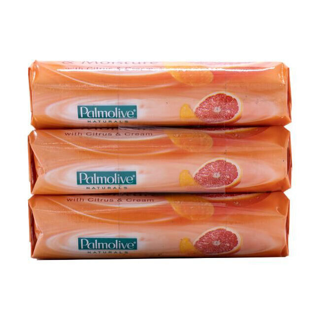 Palmolive 3pc Palmolive Naturals Fresh & Moisture w/ Citrus Cream Soap Bar 80g Care (12 Pack) — image 5