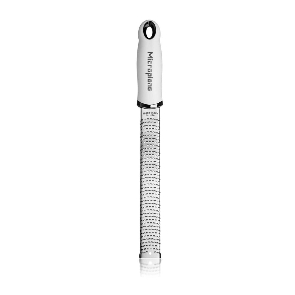 Microplane Premium Lemon/Lime Orange Zester/Grater Stainless Steel White