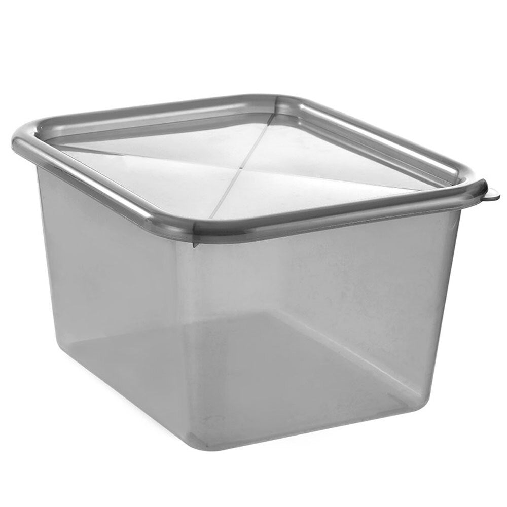 Boxsweden 15L Storage Container 35.5cm Home Organiser w/ Lid Holder Assorted (2 Pack) — image 2
