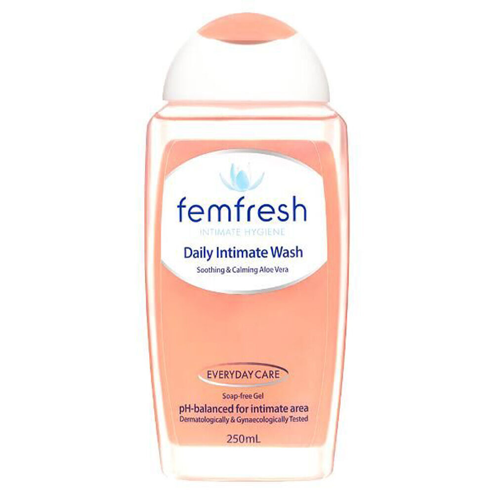 Femfresh Wash Daily Intimate Hygiene Feminine Care 250ml Calming Aloe Vera (3 Pack) — image 2