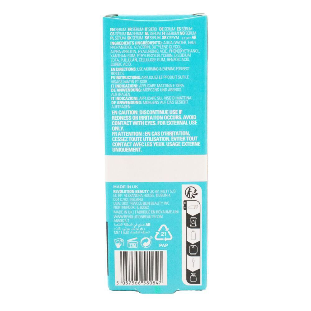 Revolution Skin Hydrate 2% Alpha Arbutin & Hyaluronic Acid Serum Care 30ml (6 Pack) — image 3