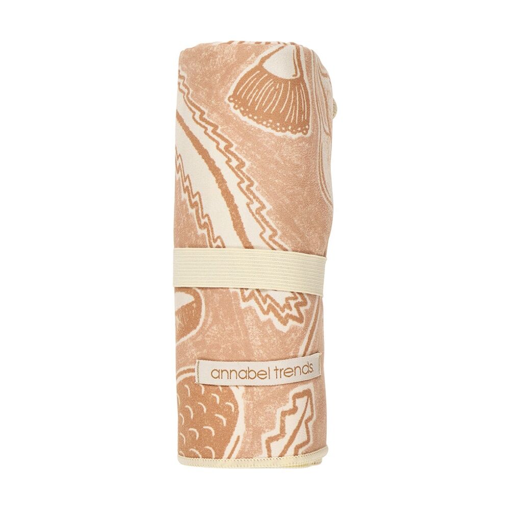 Annabel Trends 160x80cm Trailing Natives Sand Free Compact Beach Towel
