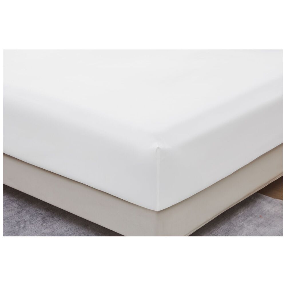 Grosvenor House 500TC Egyptian Cotton Sheet Set w/ Pillowcase White — image 3