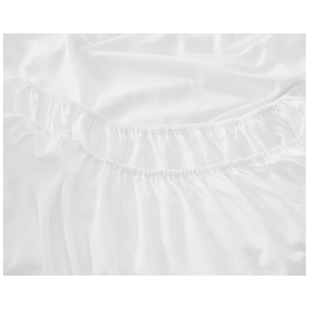 Grosvenor House 500TC Egyptian Cotton Sheet Set w/ Pillowcase White — image 6