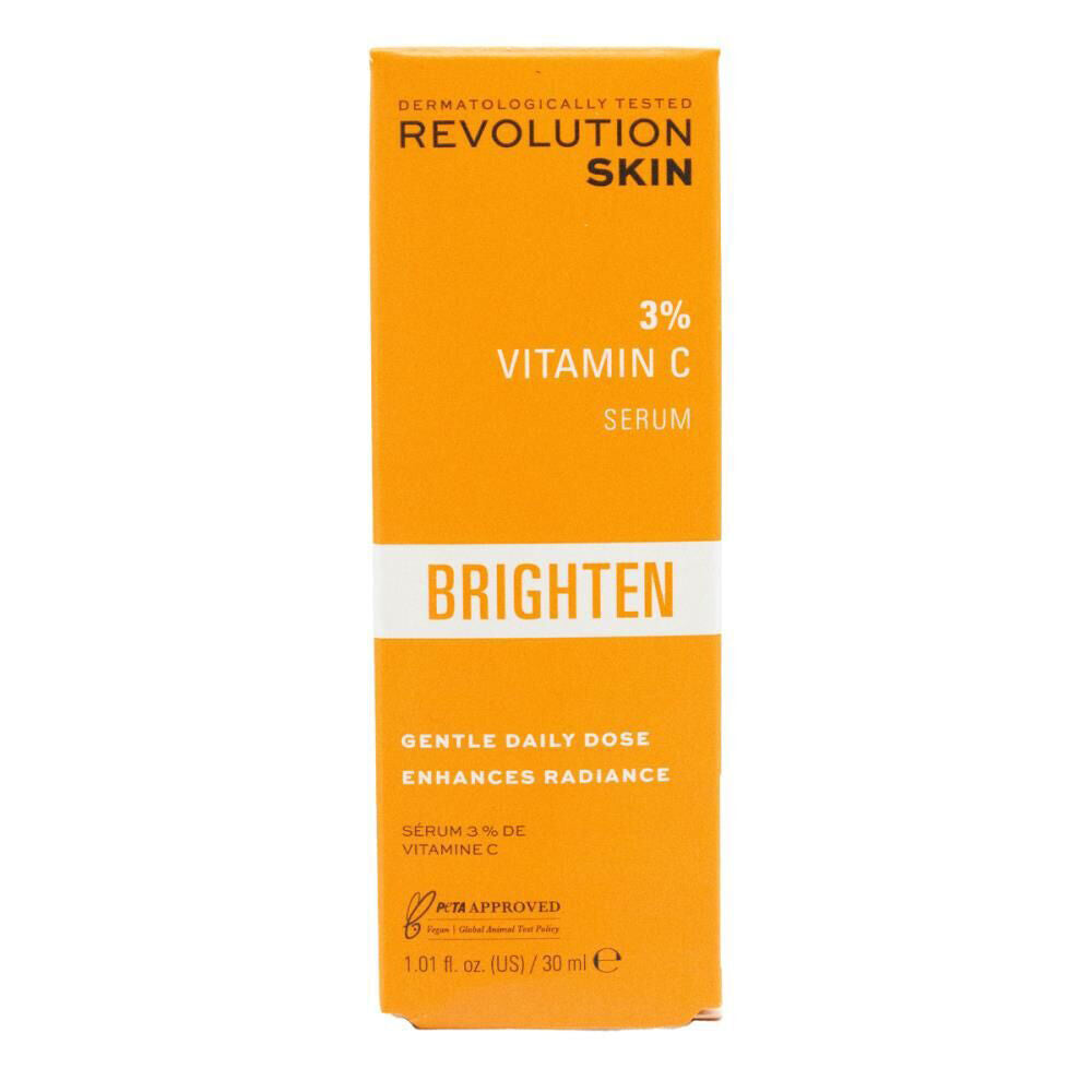 Revolution Skin 3% Vitamin C Serum Brighten 30ml Face Brightening Care (3 Pack) — image 2