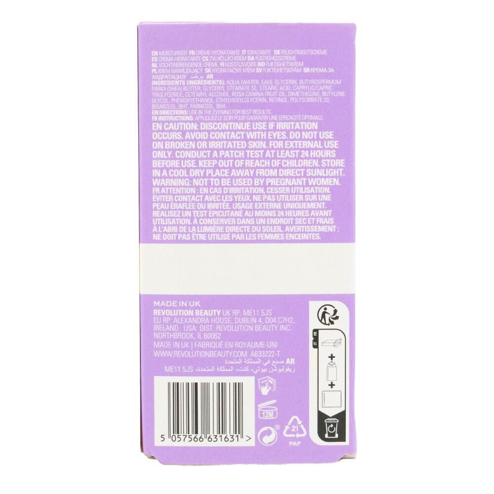 Revolution 50ml Anti-Aging Retinol Overnight Cream Restore Face Skin Care (3 Pack) — image 4