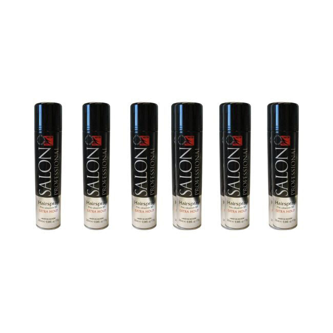 Minuet Salon Professional Spray Extra Hold 265ml For All Hair Types (6 Pack)