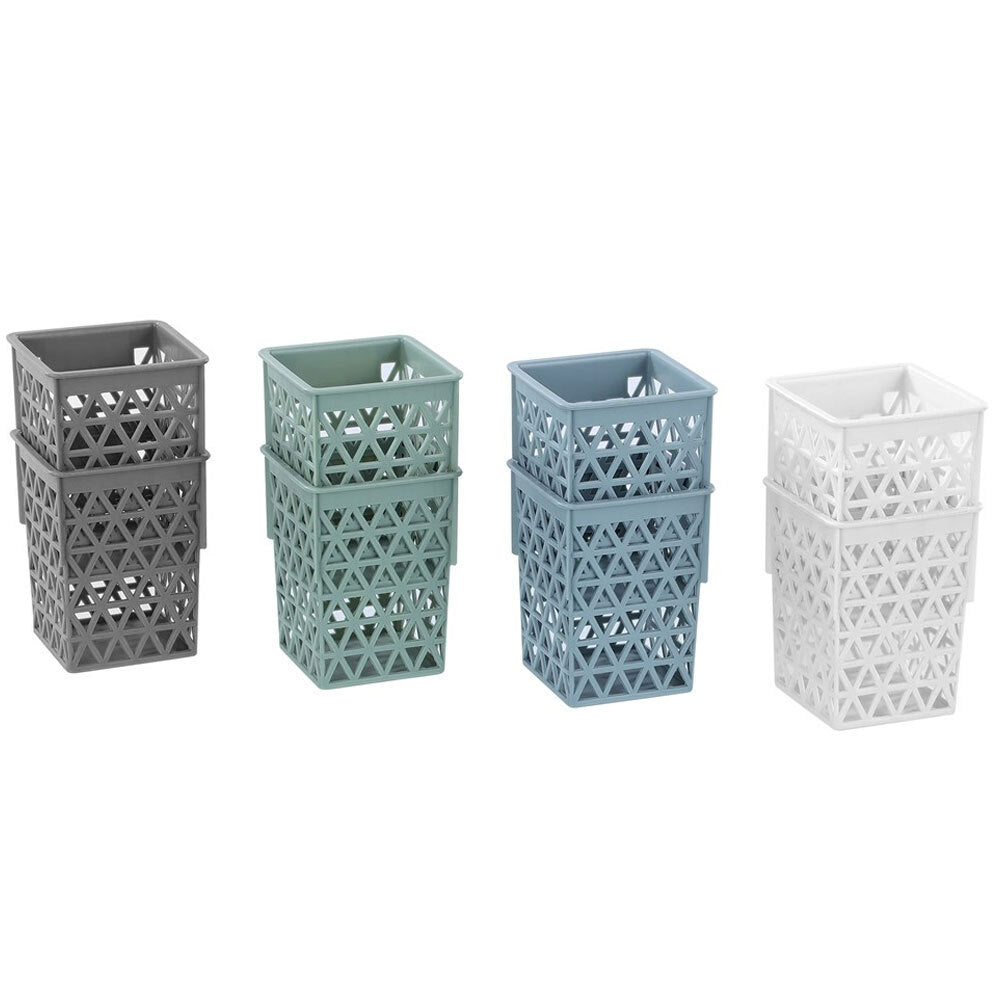 Boxsweden Trinity Basket/Organiser Home Storage/Container 10cm Assorted (12 Pieces) — image 6