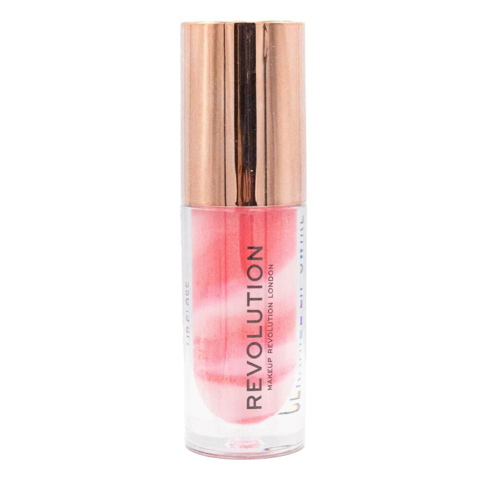 Revolution Swirl Soft Pink Glossy Makeup Liquid Lip Gloss Shine 4.5ml