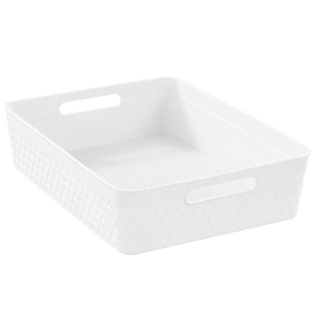 Boxsweden Trinity 32cm Basket Organiser Storage/Container w/ Handle Assorted (4 Pack) — image 4