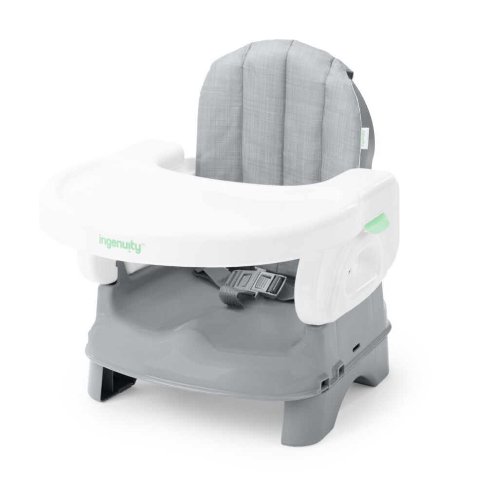 Ingenuity 5m+ Deluxe Comfort Folding Baby Booster High Chair w/ Adjustable Tray