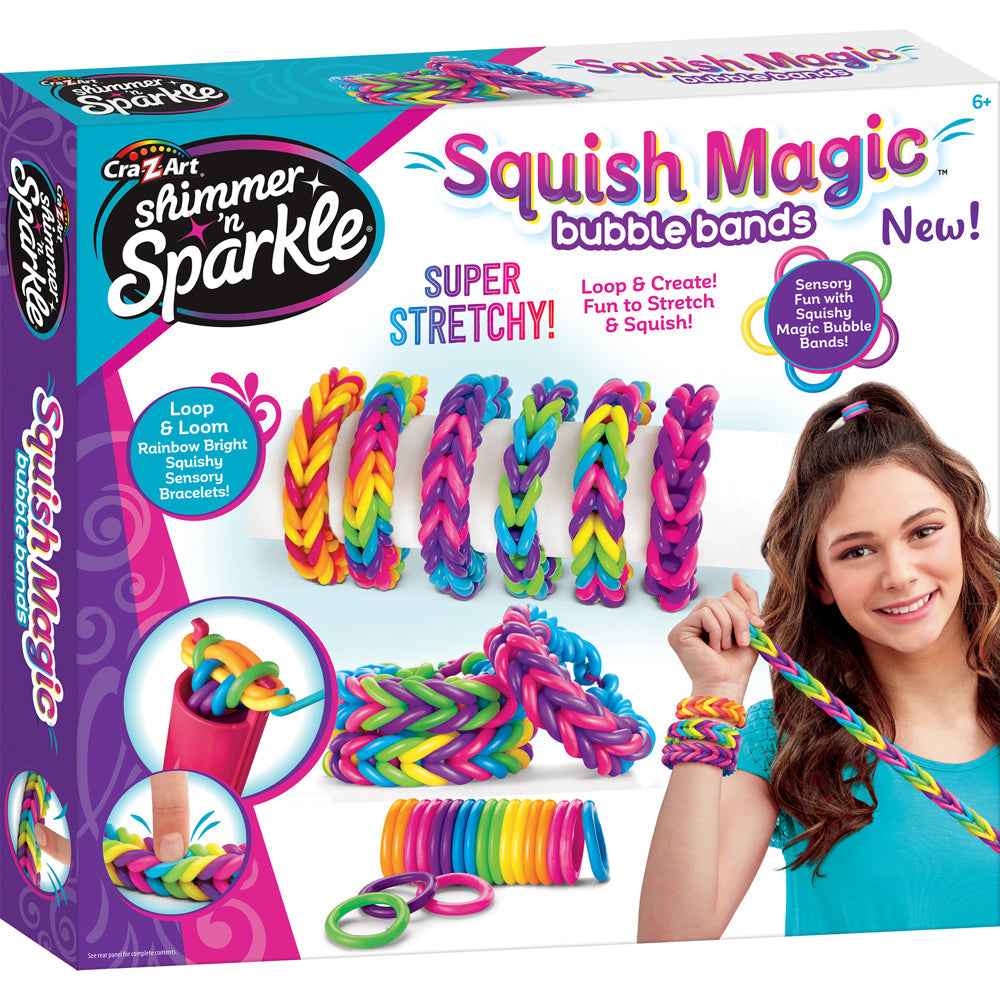 Shimmer 'N Sparkle Kids/Children Squish Magic Bubble Rubber Bands Kit 8y+ (2 Pack) — image 2
